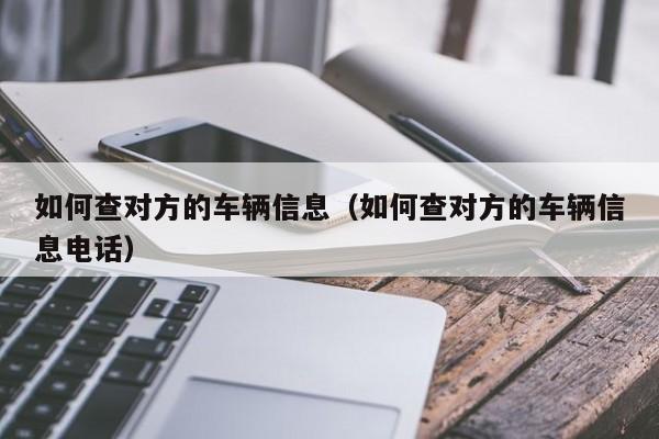 如何查对方的车辆信息（如何查对方的车辆信息电话）
